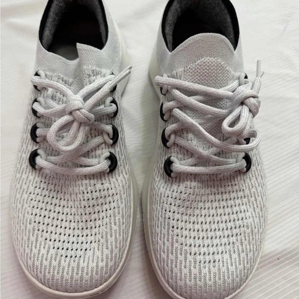 Allbirds Tree Dasher TD2 Women’s Grey Lace Up Sneakers Shoes Size 10.5 10 1/2